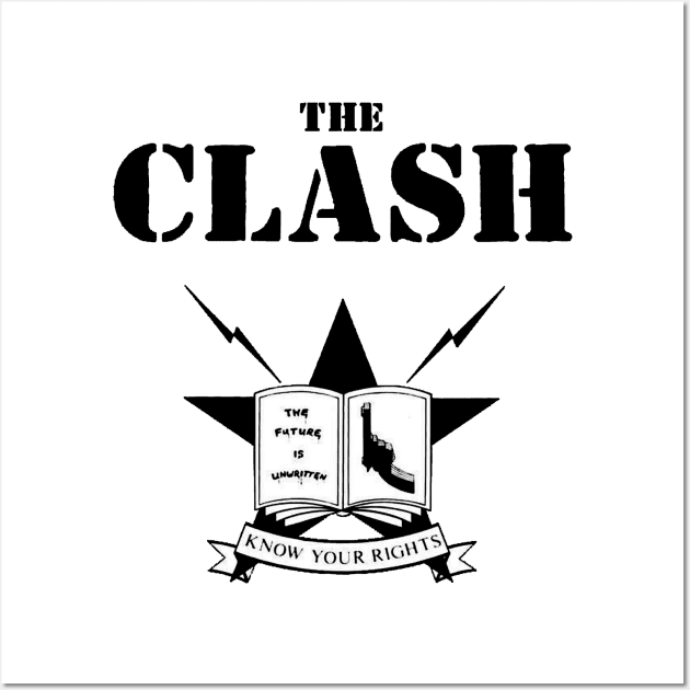 The Clash - Know Your Right Wall Art by Onic Esport